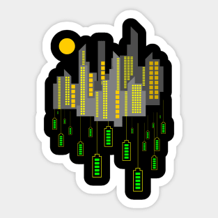 big city energy Sticker